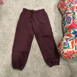 Nike Phoenix Maroon Sweatpants